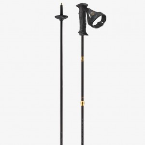 Salomon Element Carbon Ergo S3 Ski Poles Black | 2086749-MT