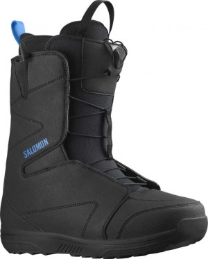 Salomon Faction Rtl Quicklock Snowboard Boots Black/Black/Blue | 2574830-QY