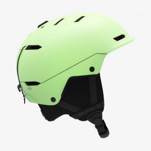 Salomon Husk Helmet Neon Pastel Green | 6948710-FE