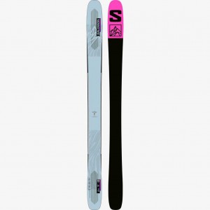 Salomon Lux 92 Ski Dawn Grey/Neon Pink/Black | 3827546-NJ