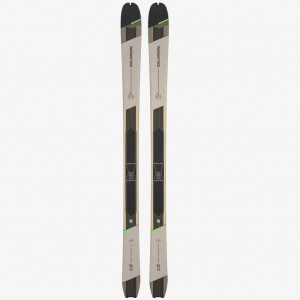 Salomon Mtn 86 Carbon Ski Rainy Day/Pastel Neon Green 1/Black | 7816254-AB