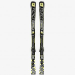 Salomon S/Force Fx.76 + M11 Gw L80 Ski Black/Pastel Neon Lime 1/Castletock | 0942816-LR