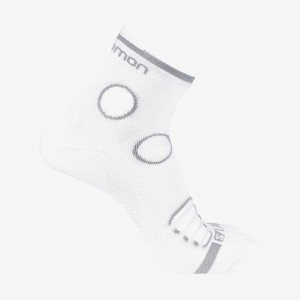 Salomon S/Lab Short Distance Sock WHITE/LIGHT GREY | 4369258-KB