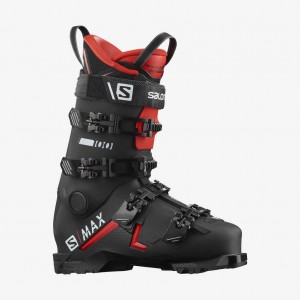 Salomon S/Max 100 Gw Ski Boots Black/Red/White | 7460289-QM