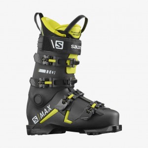 Salomon S/Max 110 Gw Ski Boots Belluga/Acid Green/White | 5830214-CJ