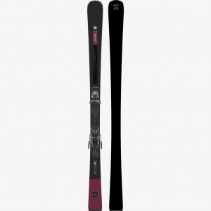Salomon S/Max N°10 + M11 Gw L80 Ski Black/Cordovan Metallic/Silver Metallic | 8537041-BV