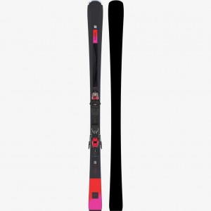 Salomon S/Max N°6 Xt + M10 Gw L80 Ski Black/Red/Sugar Plum | 9045283-HU