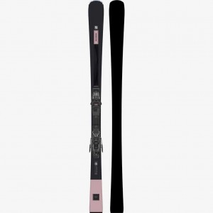 Salomon S/Max N°8 + M10 Gw L80 Ski Black/Pink Gold Metallic/Silver Metallic | 0721954-NY