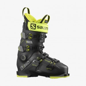 Salomon S/Pro 110 Gw Ski Boots Black/Acid Green/Dark Silver Metallics05 | 6517048-SO