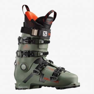 Salomon Shift Pro 130 At Ski Boots Oil Green/Black/Orange | 9724168-FV