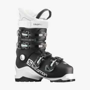 Salomon X Access 60 Wide Ski Boots Black/White | 6980573-EI