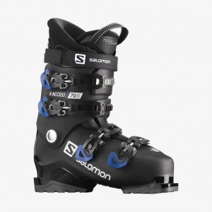 Salomon X Access 70 Wide Ski Boots Black/Race Blue/White | 1423057-DF
