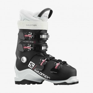 Salomon X Access 70 Wide Ski Boots White/Black | 2907158-VA