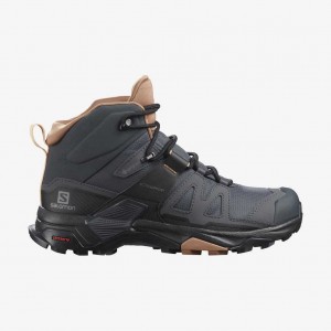 Salomon X Ultra 4 Mid Gtx 2 Ebony/Mocha Mousse/Almond Cream | 8037461-DT